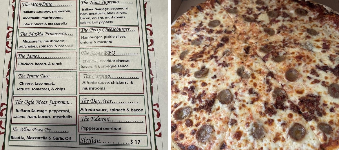 MonDino's Menu